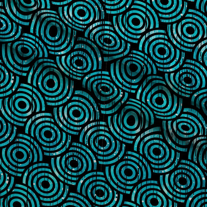 Dripping Turquoise Liquid Pattern 15 Minky Fabric