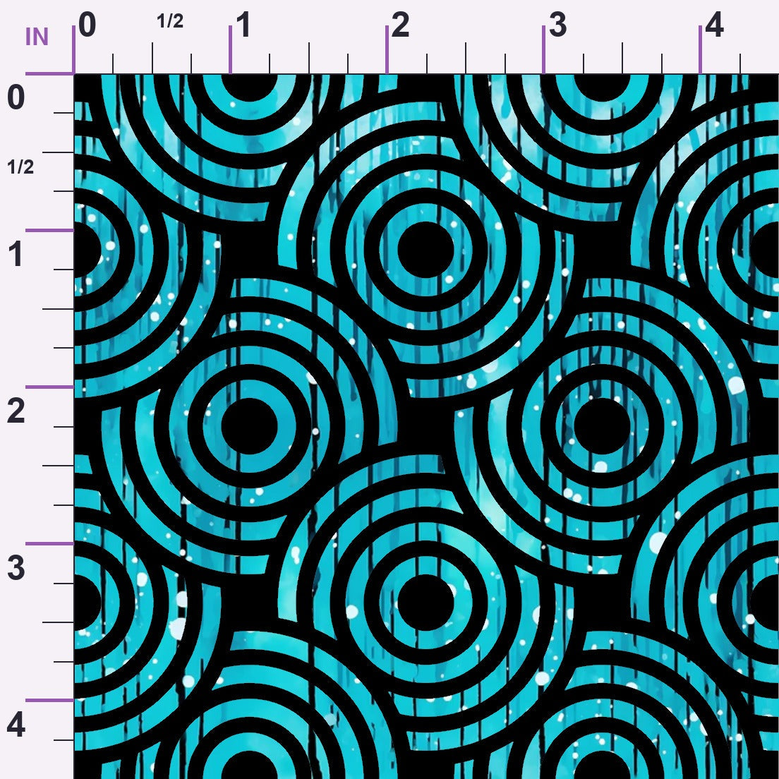 Dripping Turquoise Liquid Pattern 15 Minky Fabric