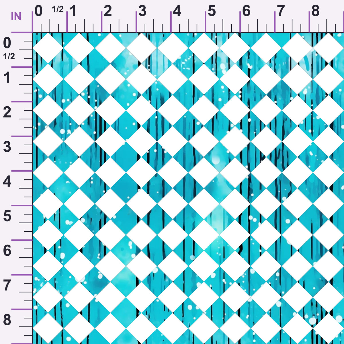 Dripping Turquoise Liquid Pattern 17 Minky Fabric