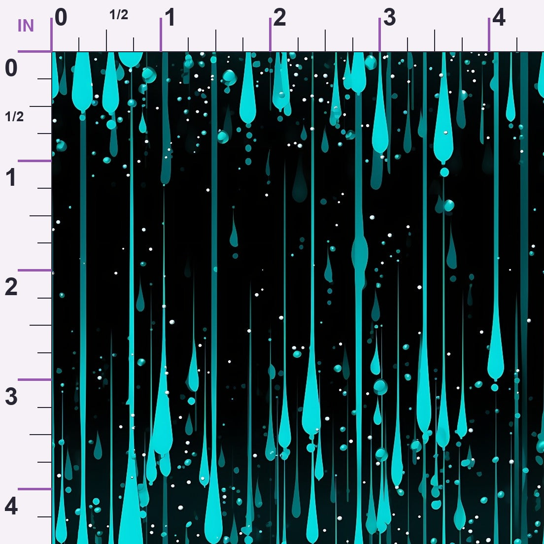 Dripping Turquoise Liquid Pattern 5 Minky Fabric