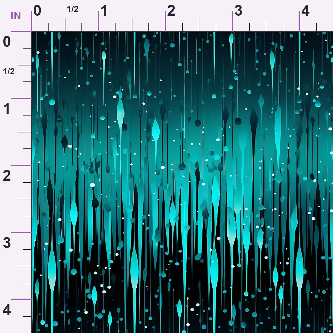 Dripping Turquoise Liquid Pattern 7 Minky Fabric