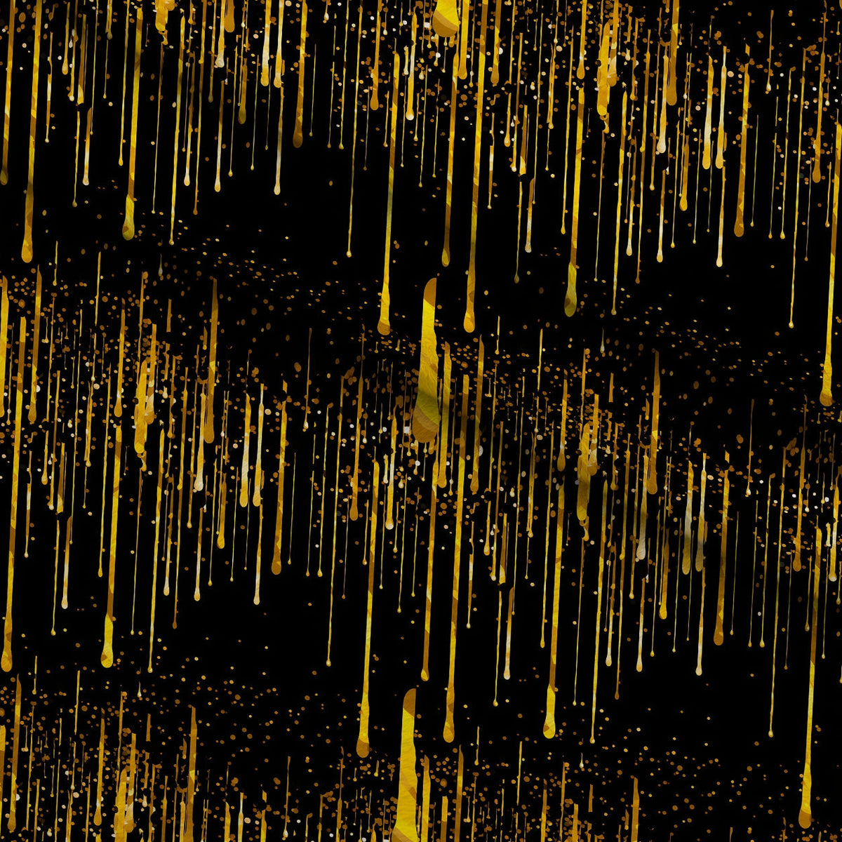 Dripping Yellow Liquid Pattern 2 Minky Fabric