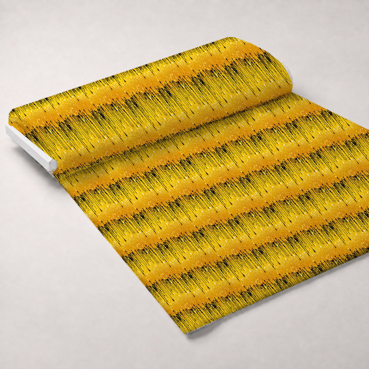 Dripping Yellow Liquid Pattern 3 Minky Fabric