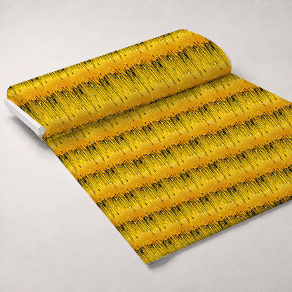 Dripping Yellow Liquid Pattern 3 Minky Fabric