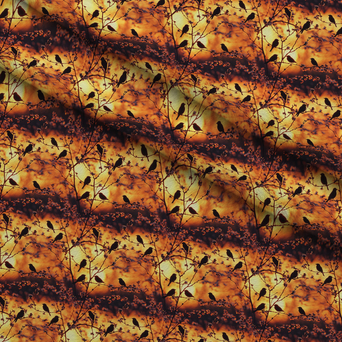 Dusk Silhouettes Pattern 11 Minky Fabric