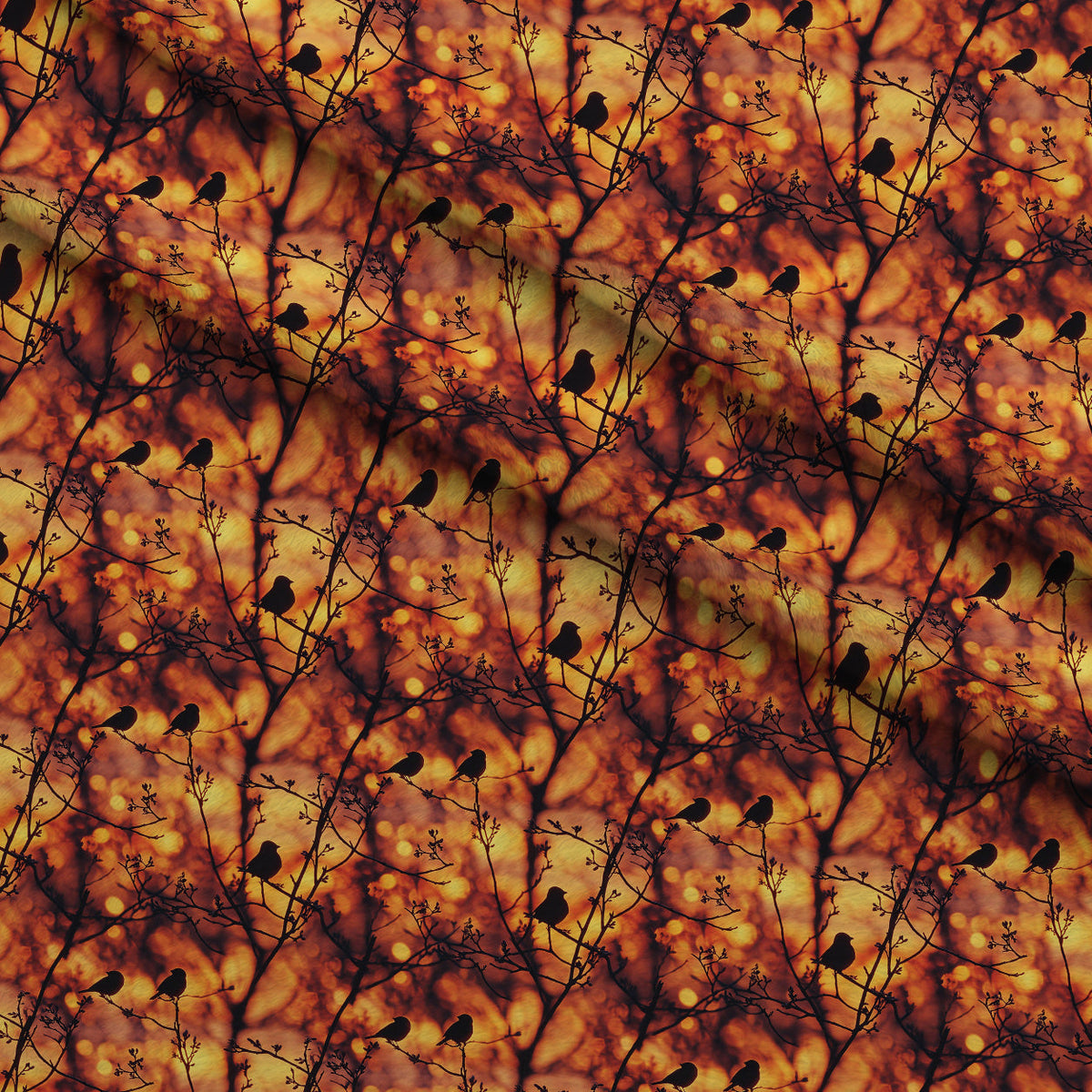 Dusk Silhouettes Pattern 12 Minky Fabric