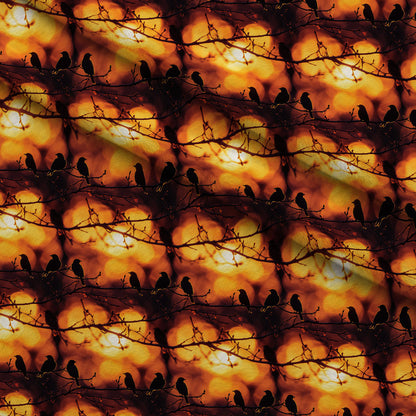 Dusk Silhouettes Pattern 5 Minky Fabric