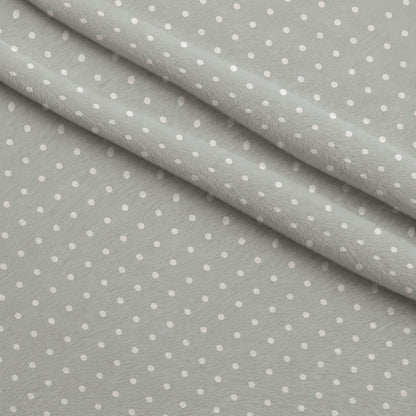 Dusty Blue Hearts Pattern 1 Minky Fabric