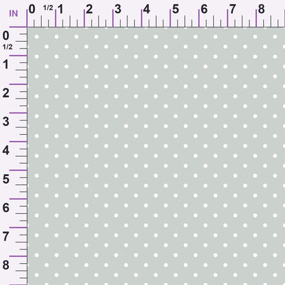 Dusty Blue Hearts Pattern 1 Minky Fabric