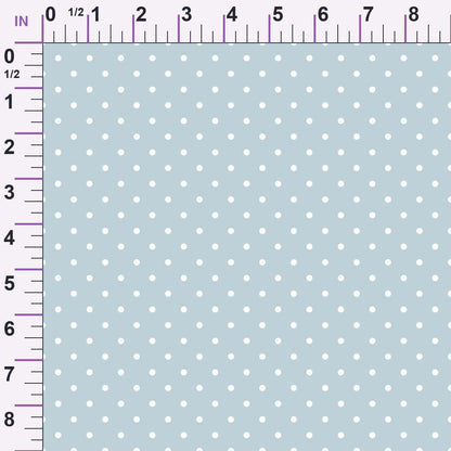 Dusty Blue Hearts Pattern 13 Minky Fabric