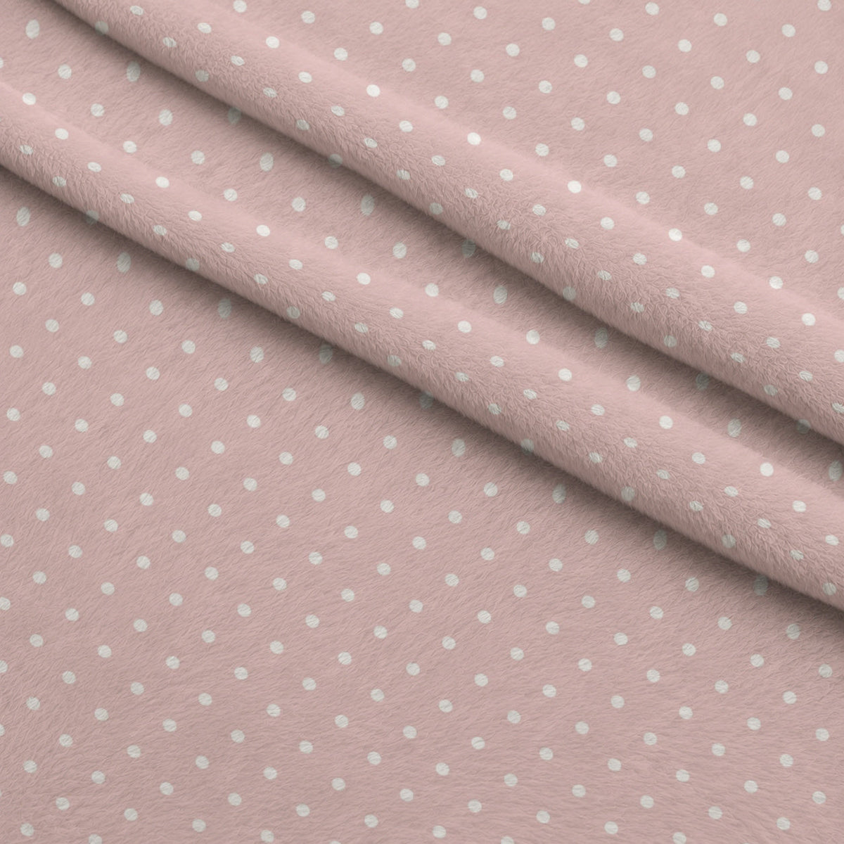 Dusty Blue Hearts Pattern 5 Minky Fabric