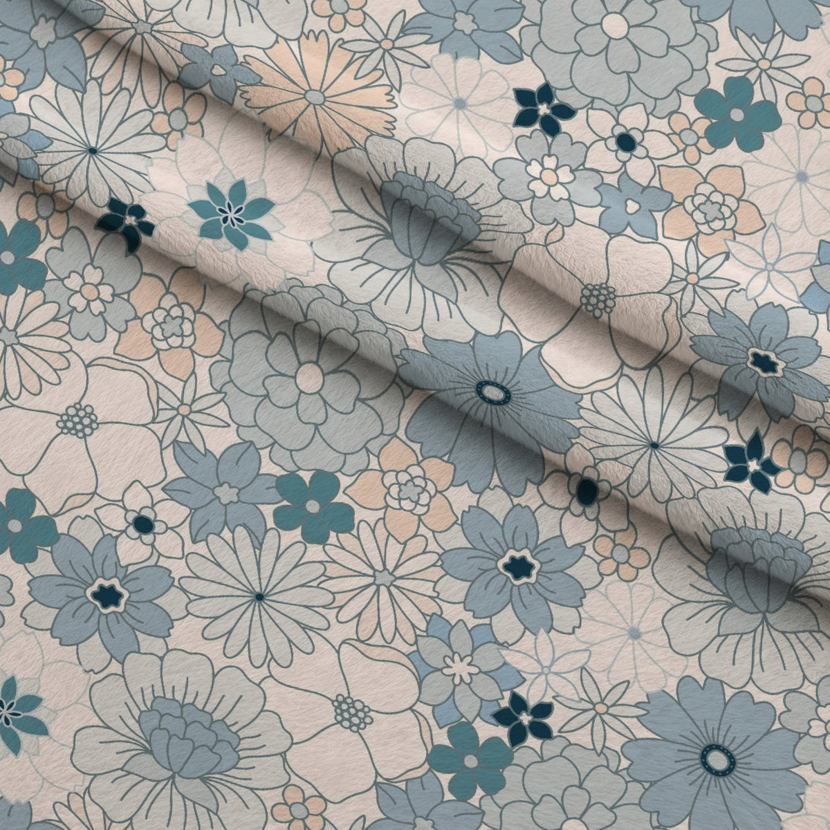 Dusty Peach Mudcloth Pattern 10 Minky Fabric