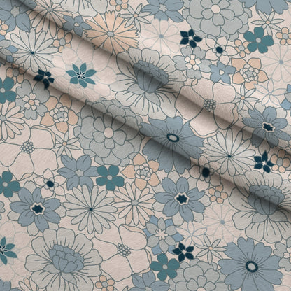 Dusty Peach Mudcloth Pattern 10 Minky Fabric