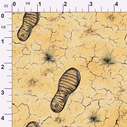 Dusty Trail Pattern 43 Minky Fabric