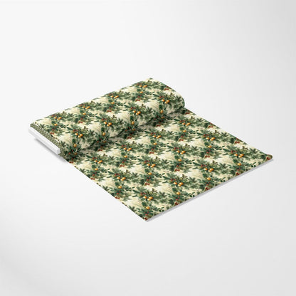Winter Greenery Pattern 10 Quilting Cotton Fabric