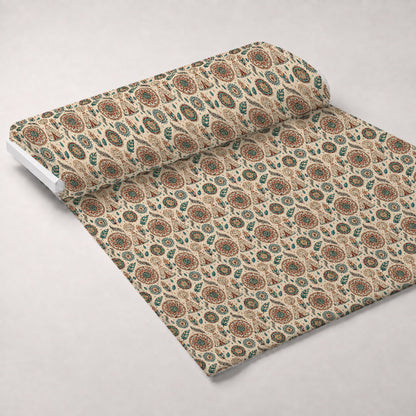 Earthen Plumes Pattern 5 Minky Fabric