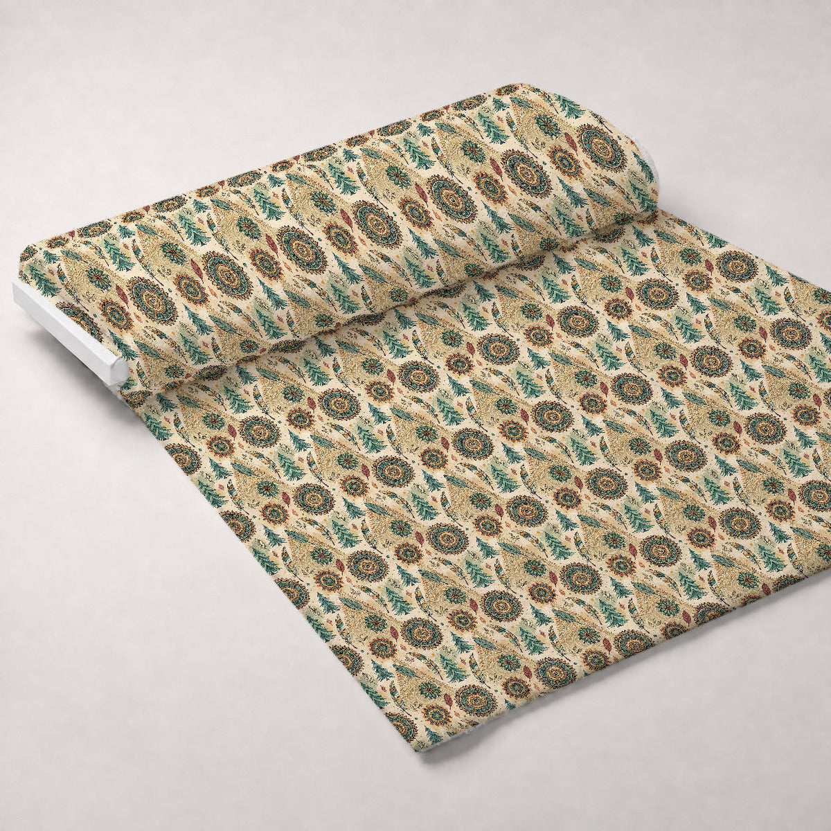 Earthen Plumes Pattern 8 Minky Fabric