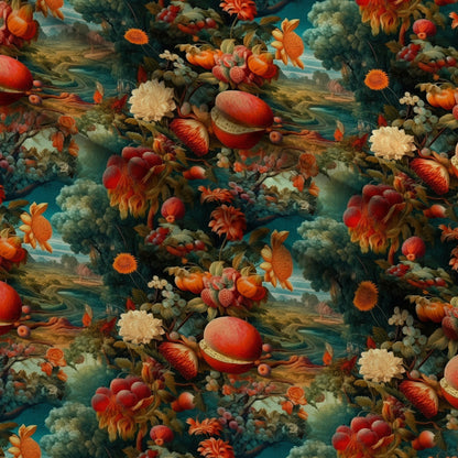 Eden Harvest Pattern 1 Minky Fabric