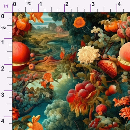 Eden Harvest Pattern 1 Minky Fabric