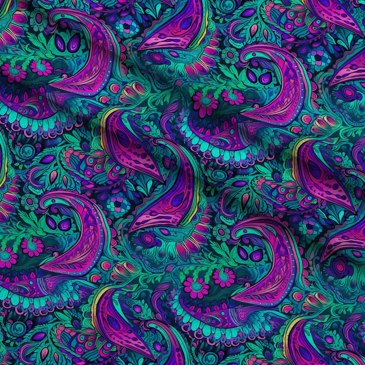 Electric Swirls Pattern 11 Minky Fabric