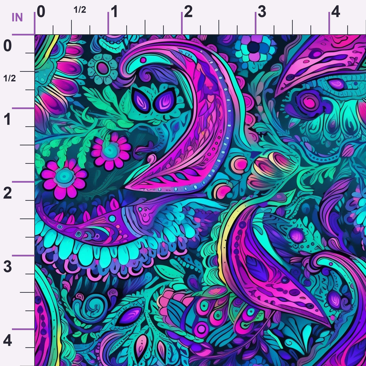 Electric Swirls Pattern 11 Minky Fabric