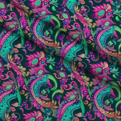 Electric Swirls Pattern 5 Minky Fabric