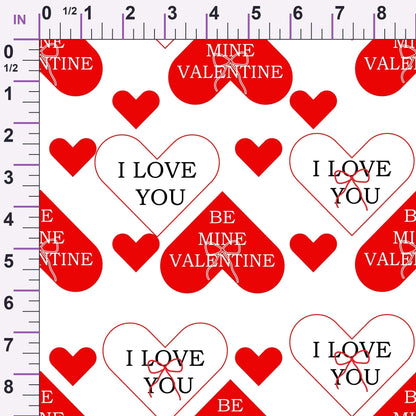 Elevate Your Valentines Day Pattern 2 Minky Fabric