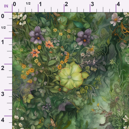 Enchanted Woodland Pattern 3 Minky Fabric