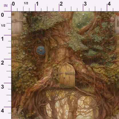 Enchanted Woodland Pattern 4 Minky Fabric