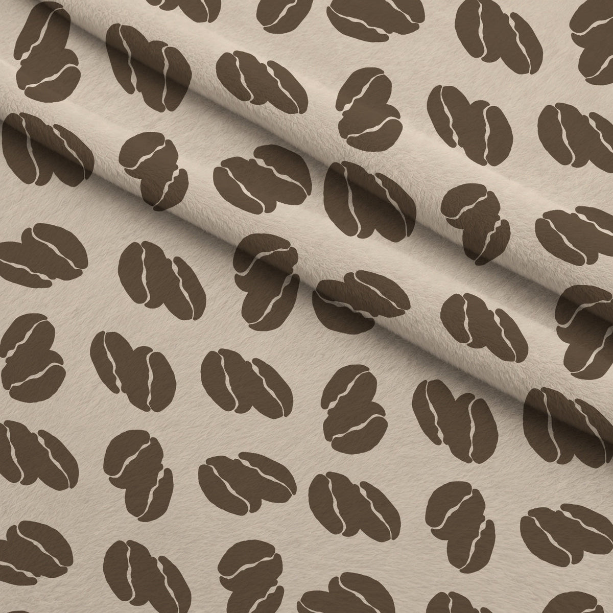 Espresso Lettering Pattern 16 Minky Fabric
