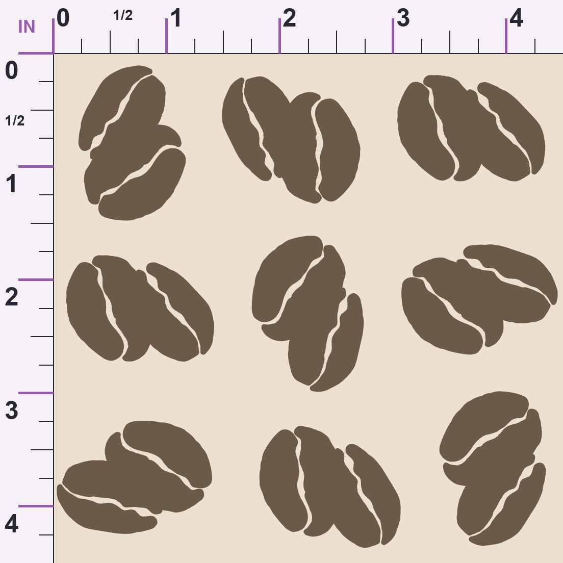 Espresso Lettering Pattern 16 Minky Fabric