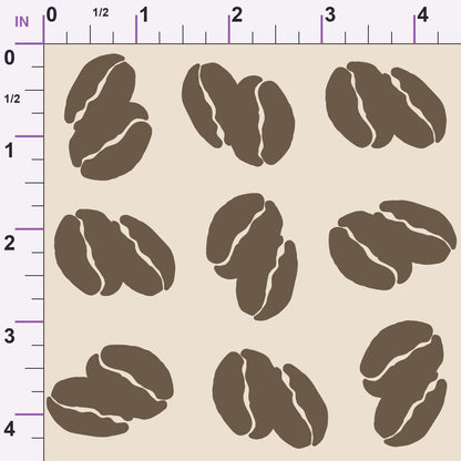 Espresso Lettering Pattern 16 Minky Fabric