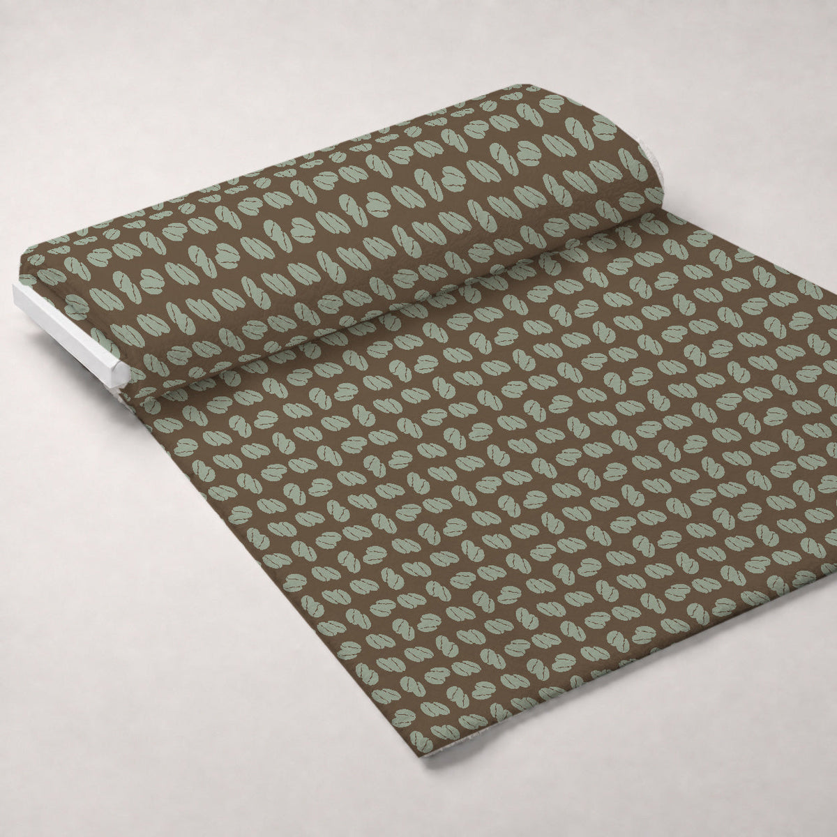 Espresso Lettering Pattern 17 Minky Fabric
