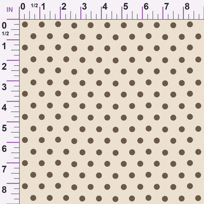 Espresso Lettering Pattern 2 Minky Fabric