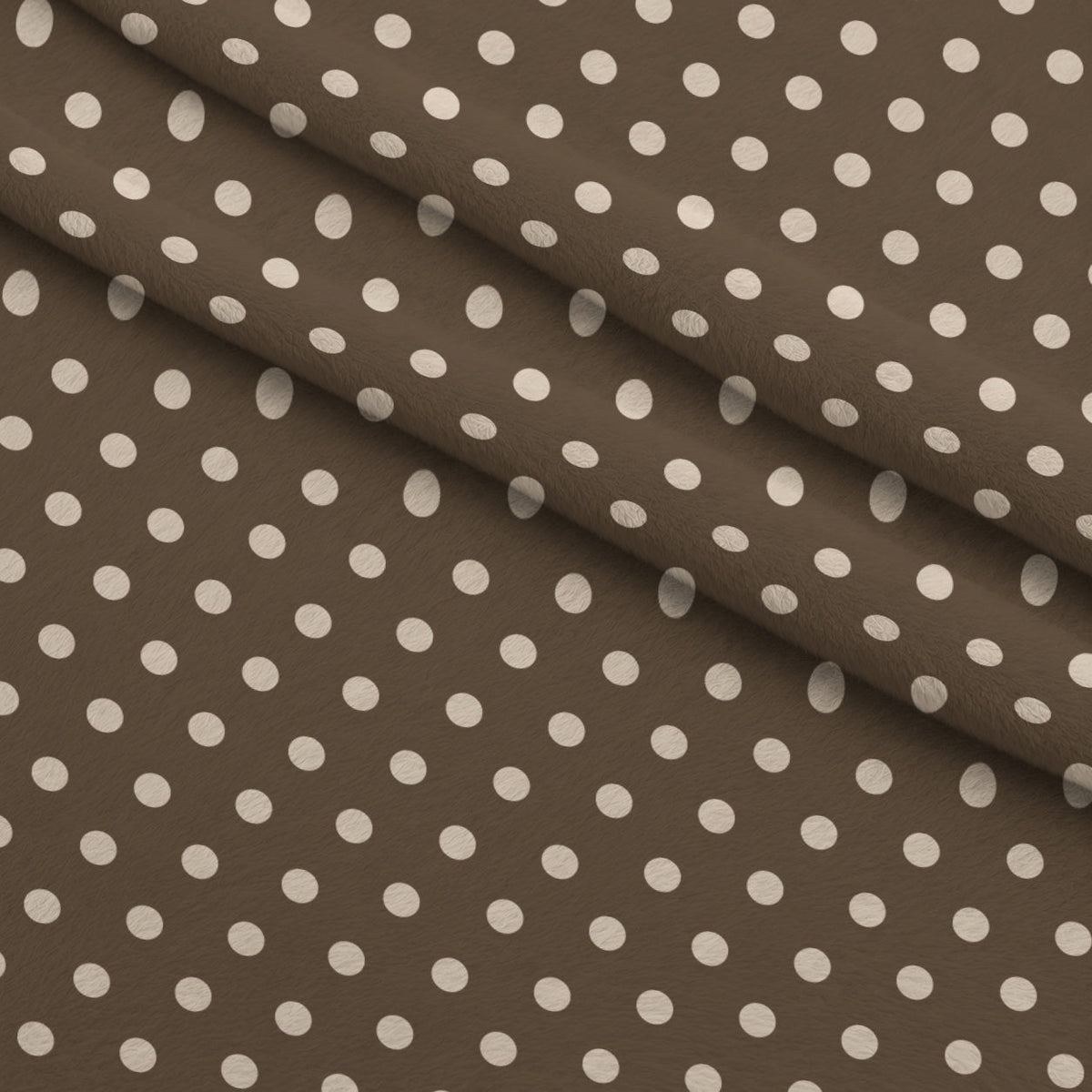 Espresso Lettering Pattern 3 Minky Fabric