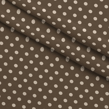 Espresso Lettering Pattern 3 Minky Fabric
