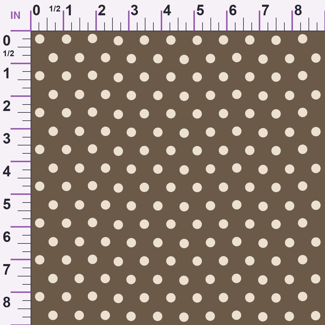 Espresso Lettering Pattern 3 Minky Fabric