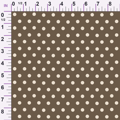 Espresso Lettering Pattern 3 Minky Fabric