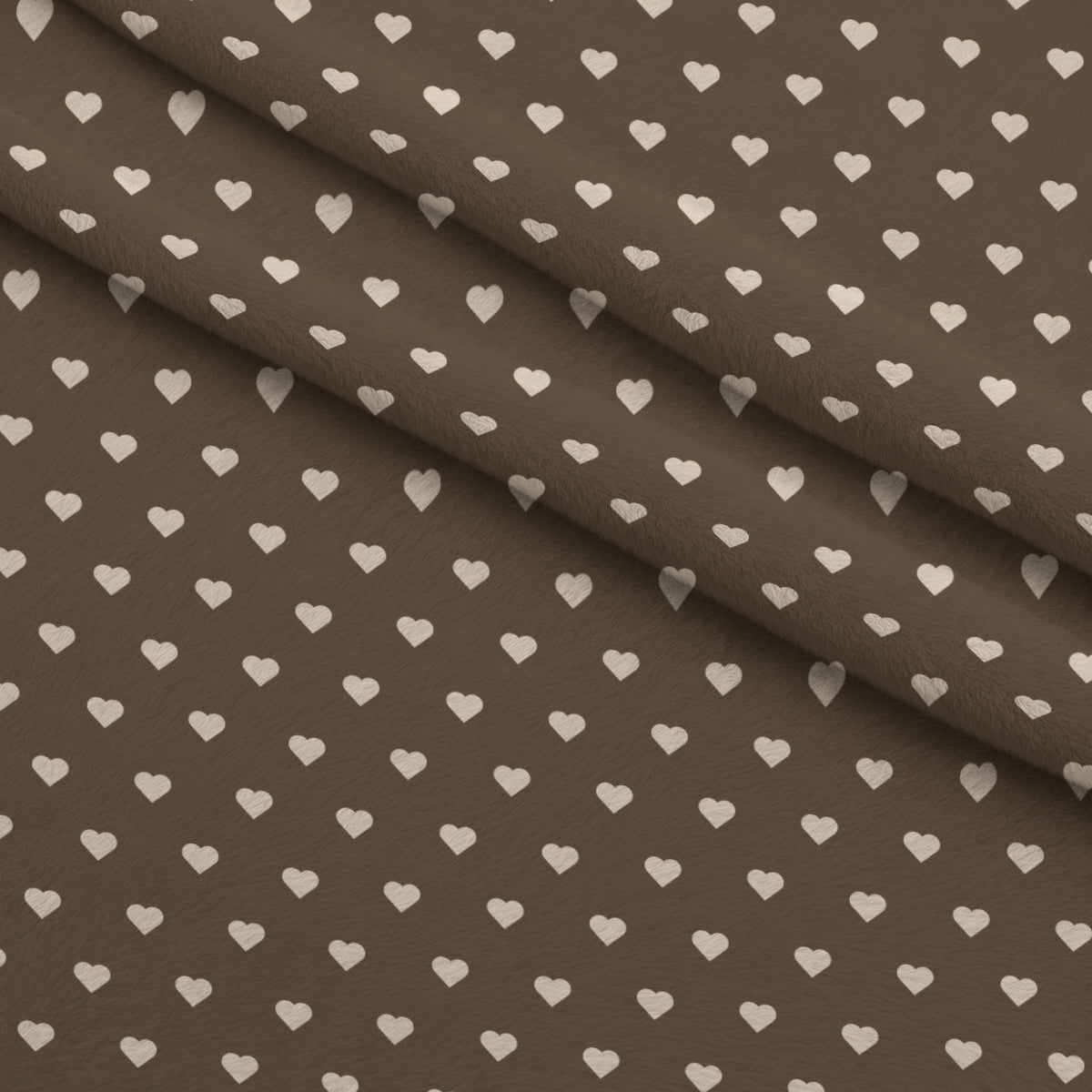 Espresso Lettering Pattern 5 Minky Fabric