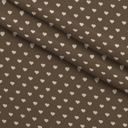 Espresso Lettering Pattern 5 Minky Fabric