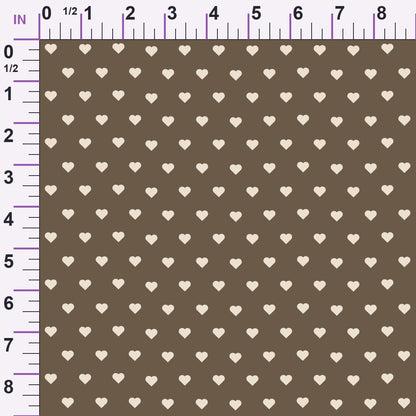 Espresso Lettering Pattern 5 Minky Fabric