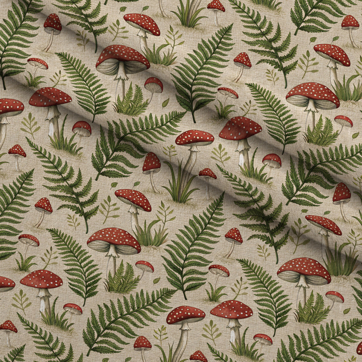 Etched Garden Toile Pattern 2 Minky Fabric