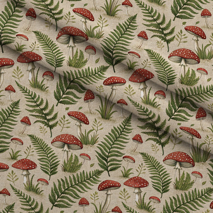 Etched Garden Toile Pattern 2 Minky Fabric