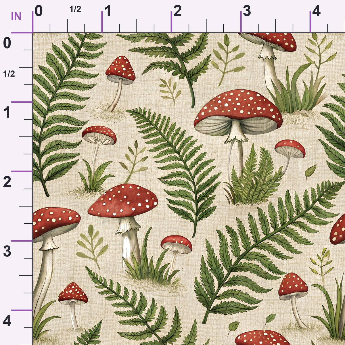 Etched Garden Toile Pattern 2 Minky Fabric