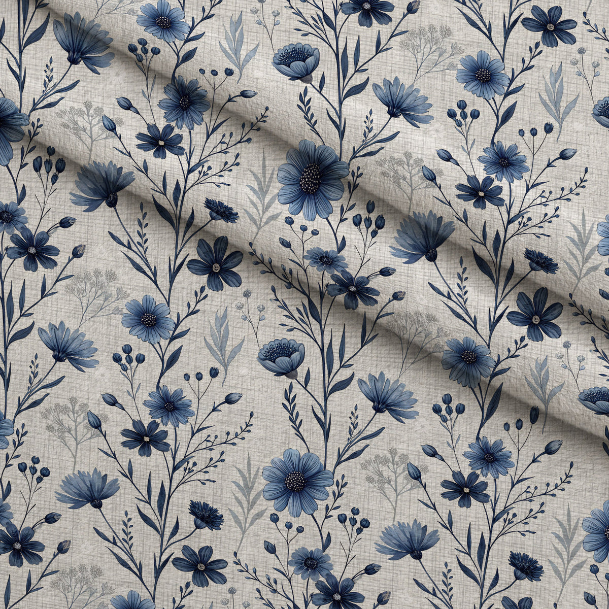 Etched Garden Toile Pattern 3 Minky Fabric