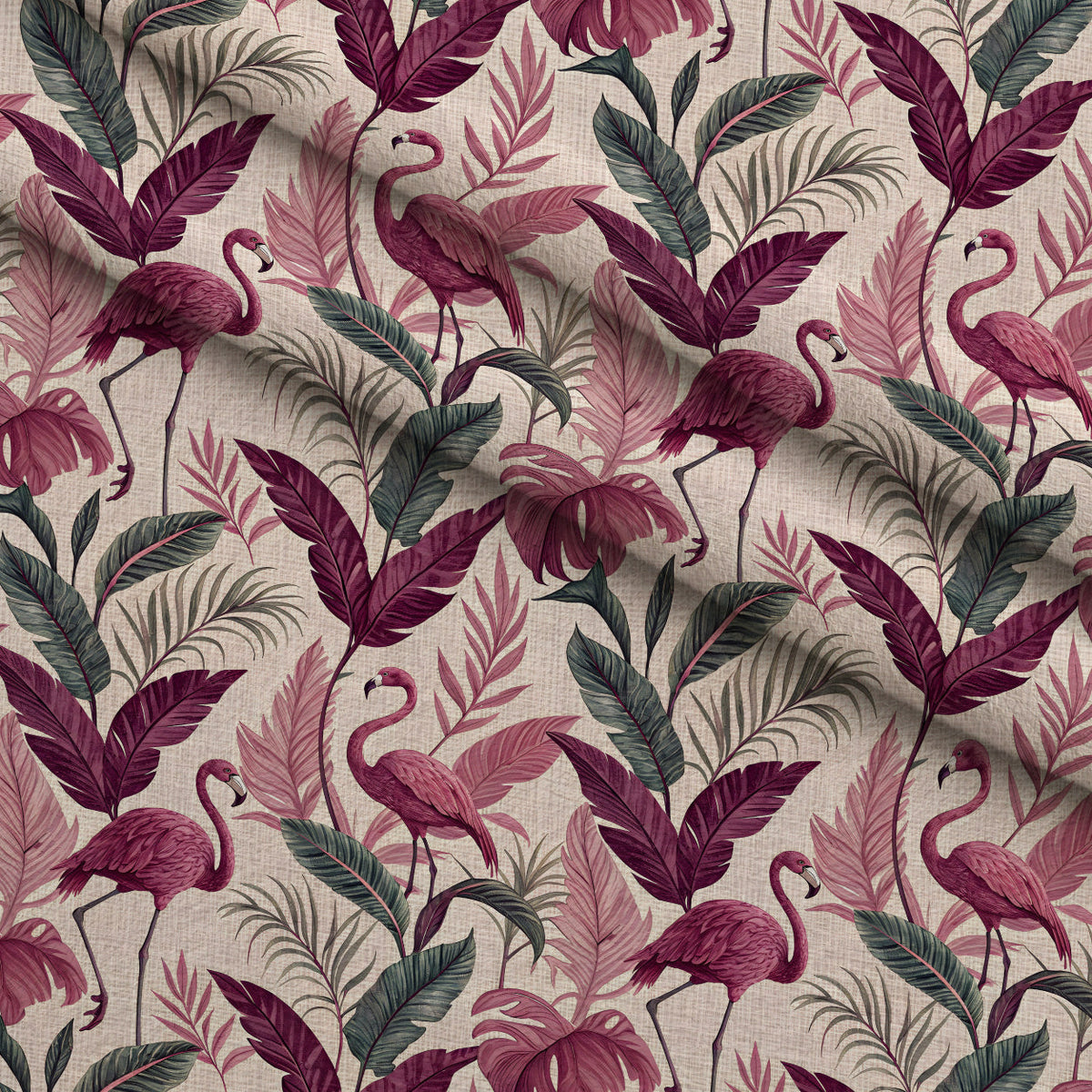 Etched Garden Toile Pattern 4 Minky Fabric