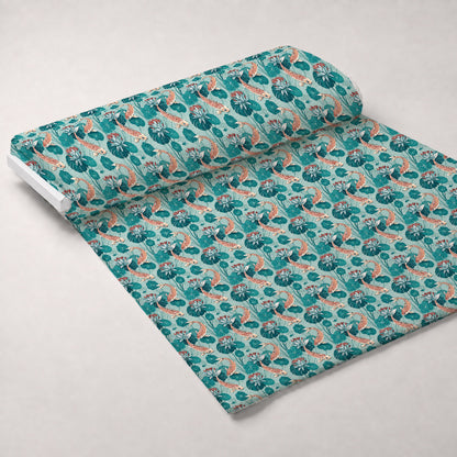 Etched Garden Toile Pattern 6 Minky Fabric