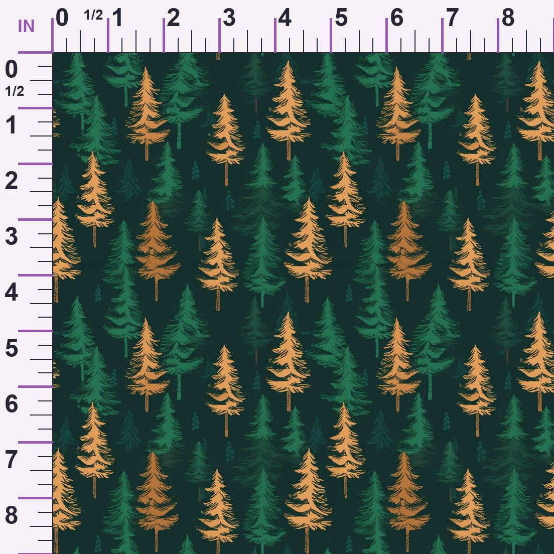 Evergreen Campfire Nights Pattern 11 Minky Fabric