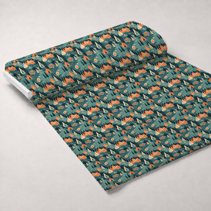 Evergreen Campfire Nights Pattern 5 Minky Fabric