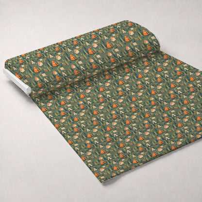 Evergreen Campfire Nights Pattern 6 Minky Fabric